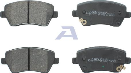 AISIN BPNI-1014 - Kit pastiglie freno, Freno a disco www.autoricambit.com