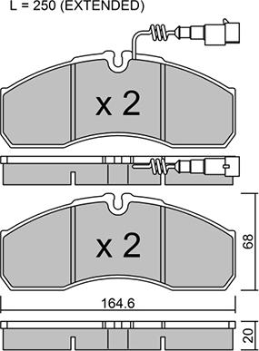 Aisin BPNI-1016 - Kit pastiglie freno, Freno a disco www.autoricambit.com