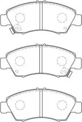 Aisin C1N020 - Kit pastiglie freno, Freno a disco www.autoricambit.com