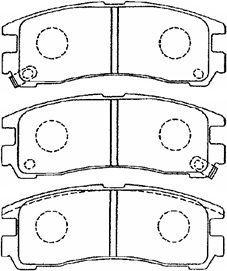 Aisin D2N032 - Kit pastiglie freno, Freno a disco www.autoricambit.com