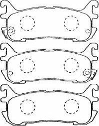 Aisin E2N030 - Kit pastiglie freno, Freno a disco www.autoricambit.com