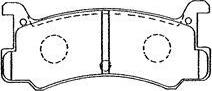 Aisin E2N032 - Kit pastiglie freno, Freno a disco www.autoricambit.com