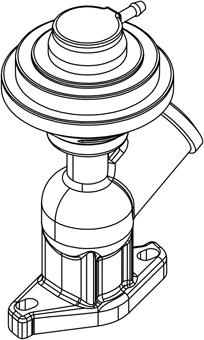 Aisin EGRAZ-7019 - Valvola ricircolo gas scarico-EGR www.autoricambit.com