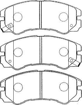 AISIN J1N008 - Kit pastiglie freno, Freno a disco www.autoricambit.com