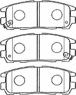 AISIN J2N009 - Kit pastiglie freno, Freno a disco www.autoricambit.com