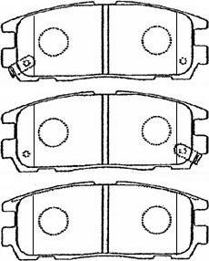 Aisin J2N016 - Kit pastiglie freno, Freno a disco www.autoricambit.com