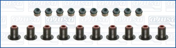 Ajusa 57077700 - Kit guarnizioni, Stelo valvola www.autoricambit.com