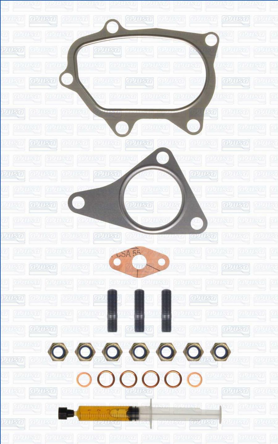 Ajusa JTC12434 - Kit montaggio, Compressore www.autoricambit.com