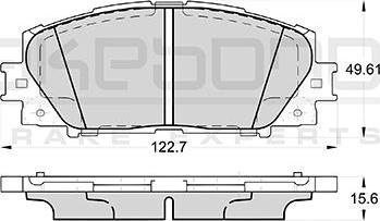 Valeo 606406 - Kit pastiglie freno, Freno a disco www.autoricambit.com