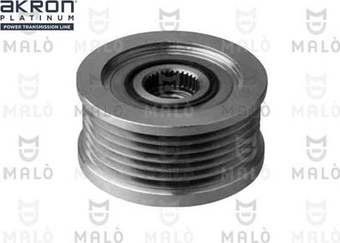 AKRON-MALÒ 1580019 - Puleggia cinghia, Alternatore www.autoricambit.com