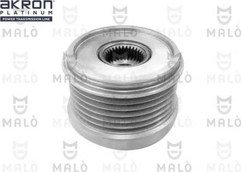 AKRON-MALÒ 1580017 - Puleggia cinghia, Alternatore www.autoricambit.com