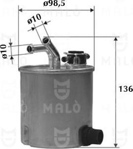 AKRON-MALÒ 1520197 - Filtro carburante www.autoricambit.com