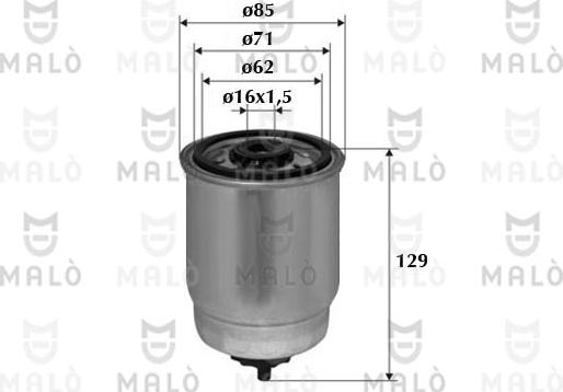 AKRON-MALÒ 1520118 - Filtro carburante www.autoricambit.com