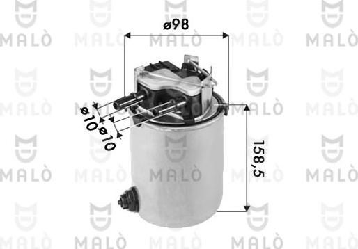 AKRON-MALÒ 1520255 - Filtro carburante www.autoricambit.com