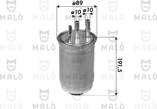 AKRON-MALÒ 1520253 - Filtro carburante www.autoricambit.com