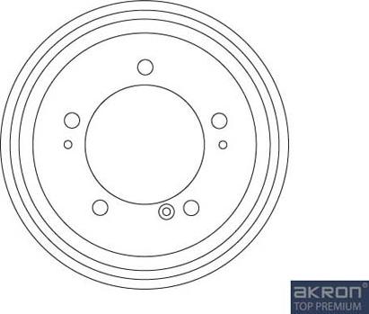 AKRON-MALÒ 1120093 - Tamburo freno www.autoricambit.com