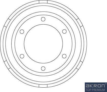 AKRON-MALÒ 1120092 - Tamburo freno www.autoricambit.com