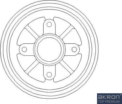 AKRON-MALÒ 1120006 - Tamburo freno www.autoricambit.com