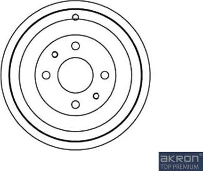 AKRON-MALÒ 1120019 - Tamburo freno www.autoricambit.com