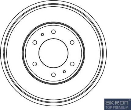 AKRON-MALÒ 1120038 - Tamburo freno www.autoricambit.com