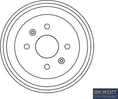 AKRON-MALÒ 1120079 - Tamburo freno www.autoricambit.com