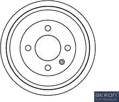 AKRON-MALÒ 1120076 - Tamburo freno www.autoricambit.com
