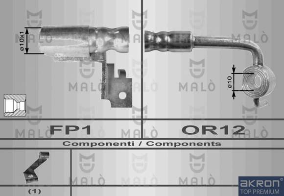 AKRON-MALÒ 8583 - Flessibile del freno www.autoricambit.com