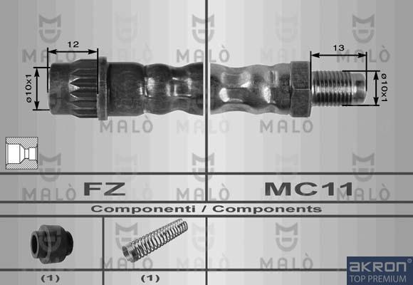 AKRON-MALÒ 8577 - Flessibile del freno www.autoricambit.com