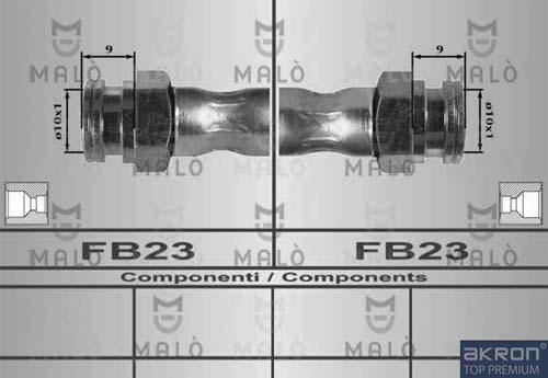 AKRON-MALÒ 80174 - Flessibile del freno www.autoricambit.com