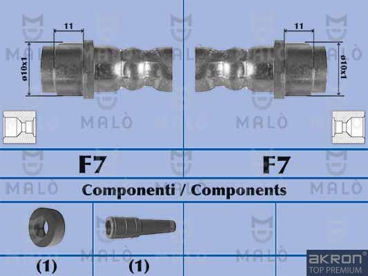 AKRON-MALÒ 80171 - Flessibile del freno www.autoricambit.com