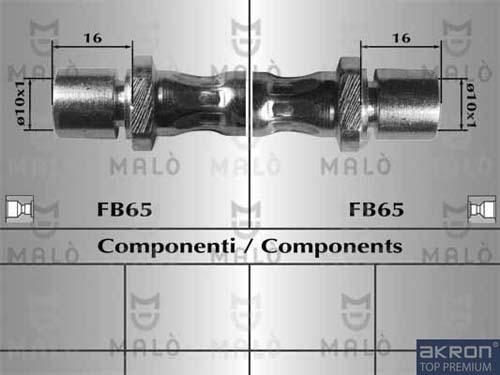 AKRON-MALÒ 80382 - Flessibile del freno www.autoricambit.com