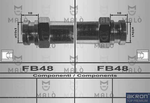 AKRON-MALÒ 80259 - Flessibile del freno www.autoricambit.com