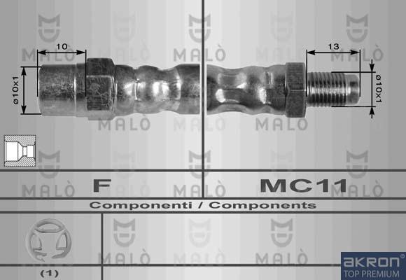 AKRON-MALÒ 8233 - Flessibile del freno www.autoricambit.com