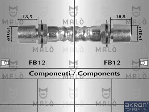 AKRON-MALÒ 8223 - Flessibile del freno www.autoricambit.com