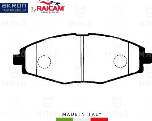 AKRON-MALÒ 28480357 - Kit pastiglie freno, Freno a disco www.autoricambit.com