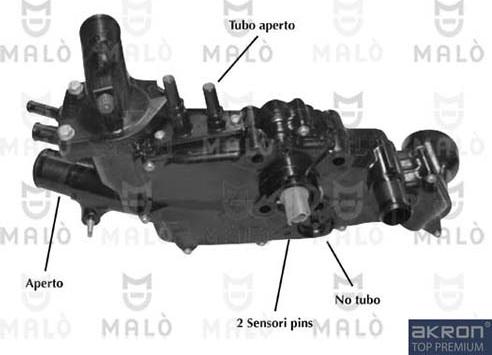 AKRON-MALÒ TER461 - Termostato, Refrigerante www.autoricambit.com