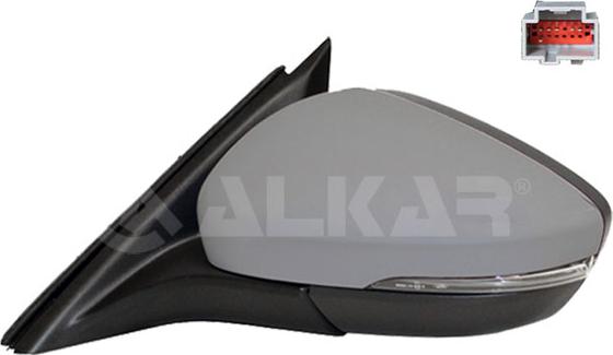 Alkar 6141471 - Specchio retrovisore esterno www.autoricambit.com