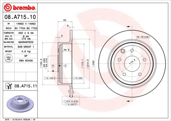 AP 14962 V - Discofreno www.autoricambit.com