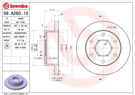 AP 14935 - Discofreno www.autoricambit.com