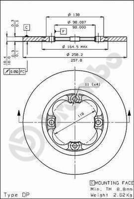 Metelli 23-0012 - Discofreno www.autoricambit.com