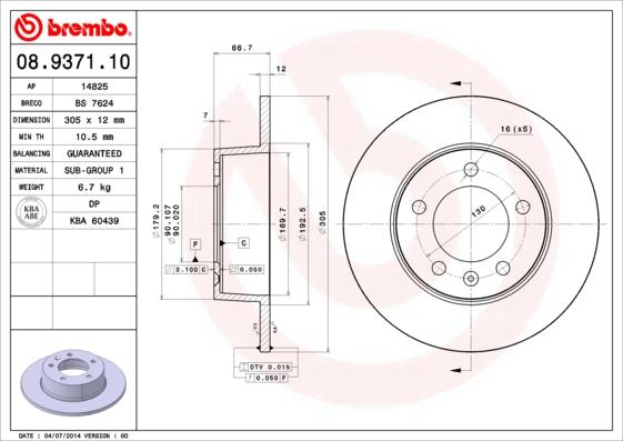 AP 14825 - Discofreno www.autoricambit.com