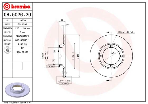 AP 14336 - Discofreno www.autoricambit.com