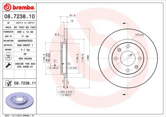 AP 14711 - Discofreno www.autoricambit.com