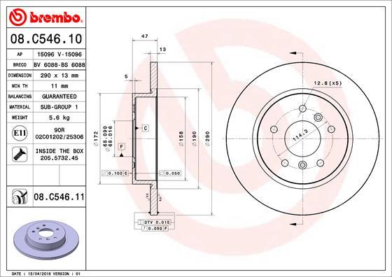 AP 15096 V - Discofreno www.autoricambit.com