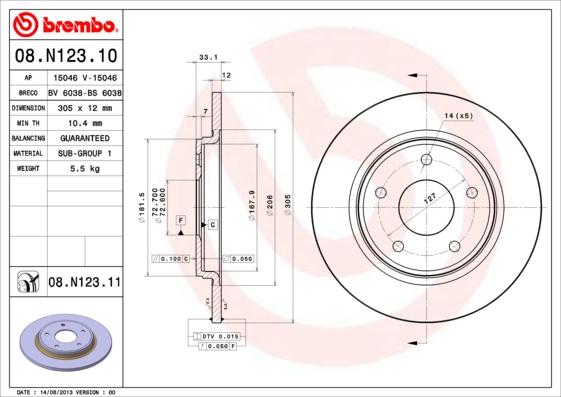 AP 15046 V - Discofreno www.autoricambit.com