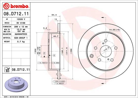 AP 10028V - Discofreno www.autoricambit.com