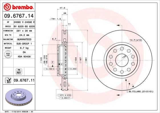 AP 24590 E - Discofreno www.autoricambit.com