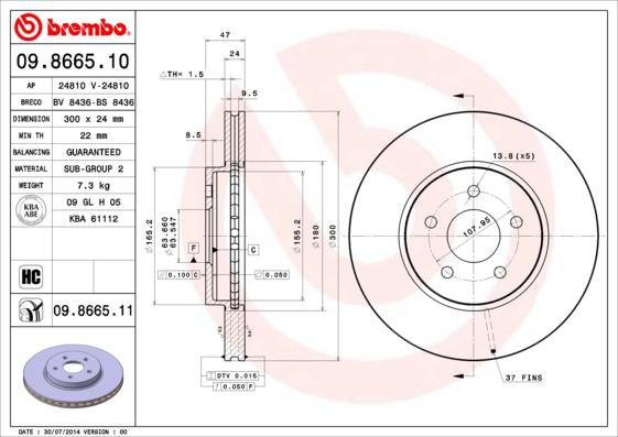 AP 24810 V - Discofreno www.autoricambit.com