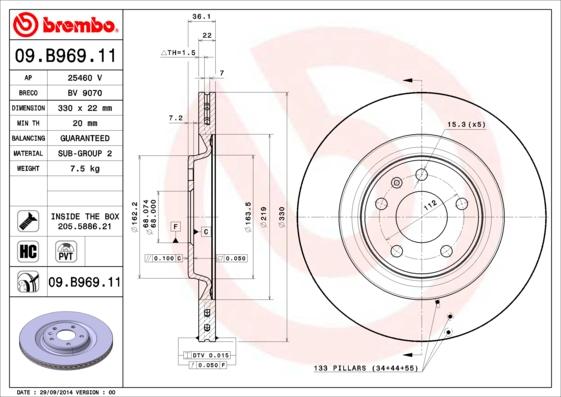 AP 25460 V - Discofreno www.autoricambit.com