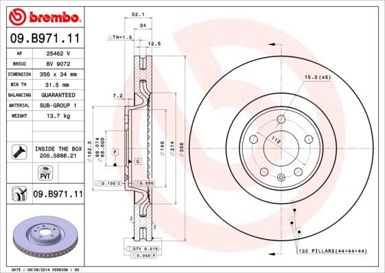 AP 25462 V - Discofreno www.autoricambit.com